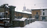 31-il vecchio ponte sull'Olona innevato